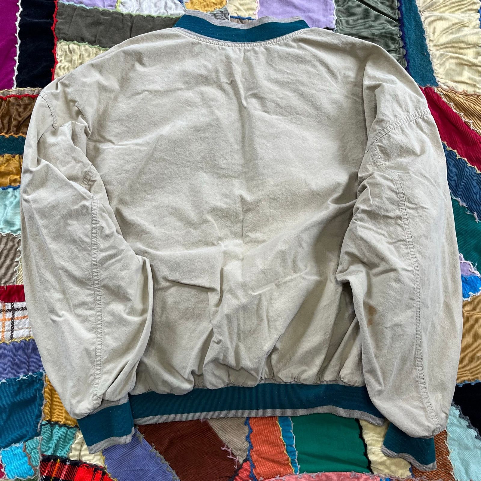 Dunbrooke Vintage Dunbrooke Turquoise Striped Collar Canvas Jacket XL Size US XL / EU 56 / 4 - 2 Thumbnail