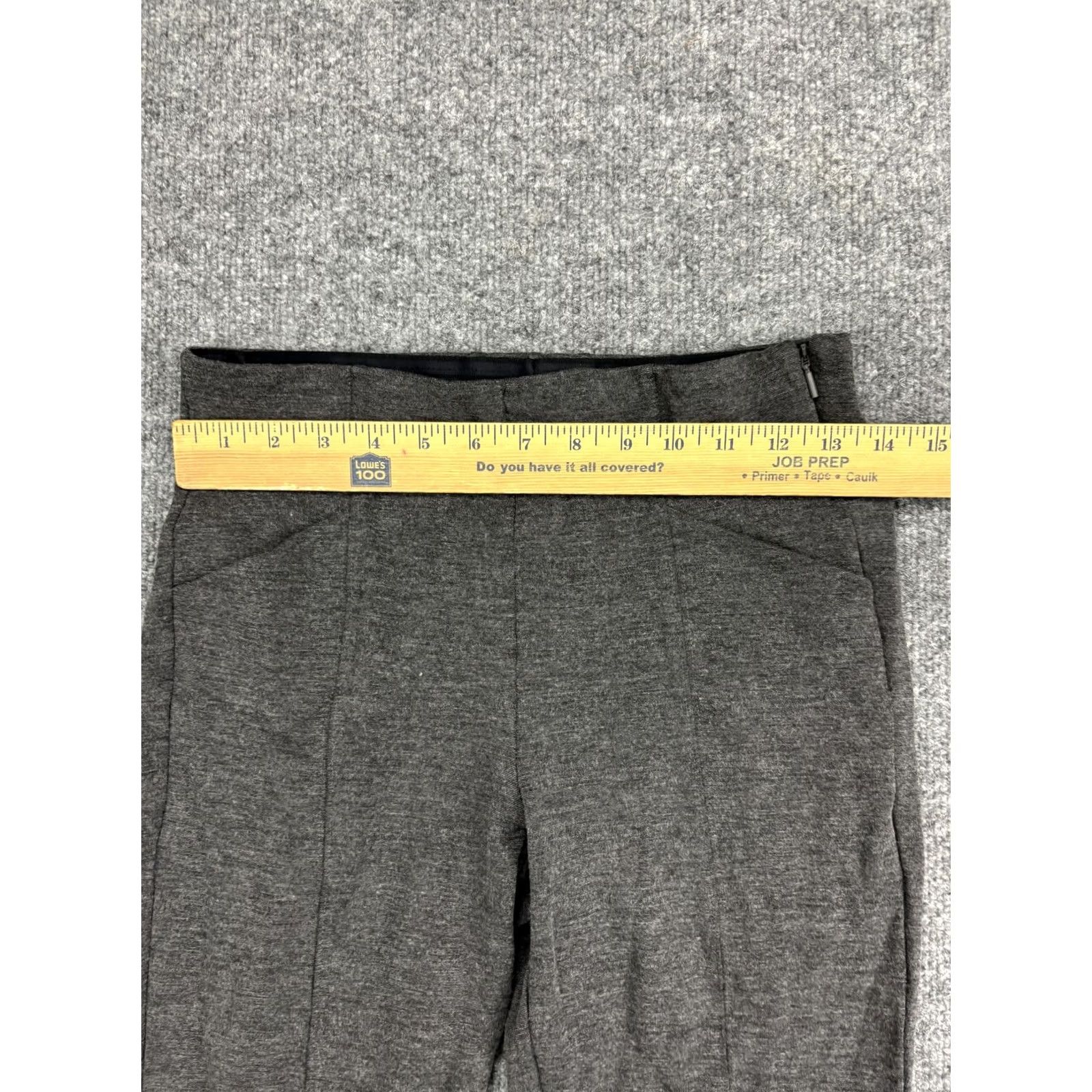 Athleta Athleta Dress Pants Womens 6 Gray Ponte Skinny Leg Stretch Zip Pockets Casual Size 28" / US 6 / IT 42 - 4 Thumbnail