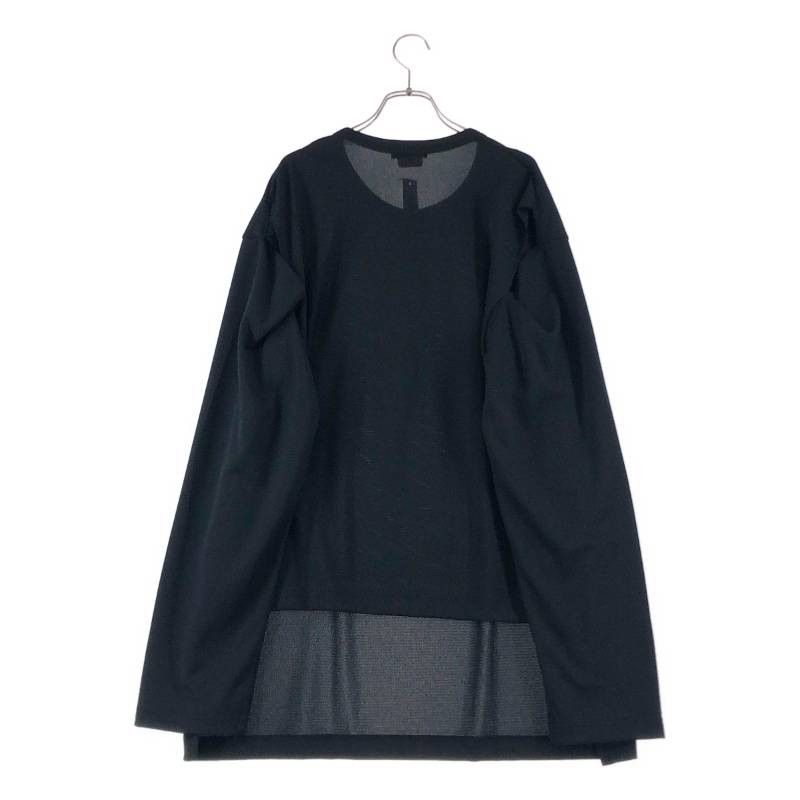 Comme des Garcons Homme Plus Long Sleeve Polyester Cutout T-shirt Size US S / EU 44-46 / 1 - 4 Thumbnail