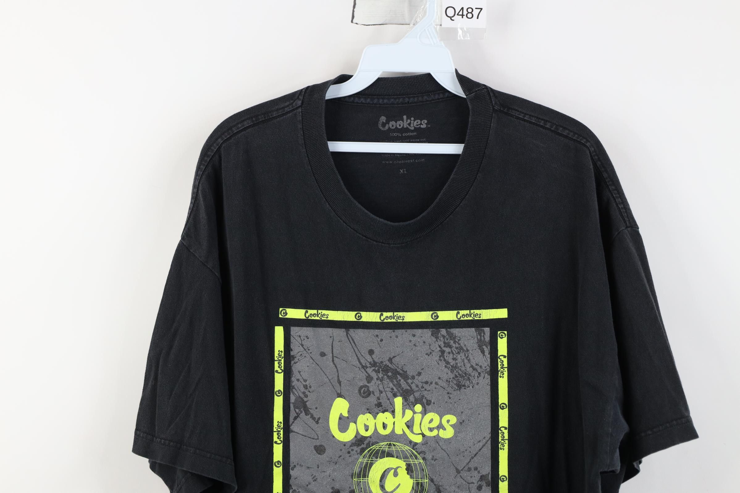 Vintage Vintage Cookies Skateboards Skateboarding T-Shirt Black Size US XL / EU 56 / 4 - 2 Thumbnail