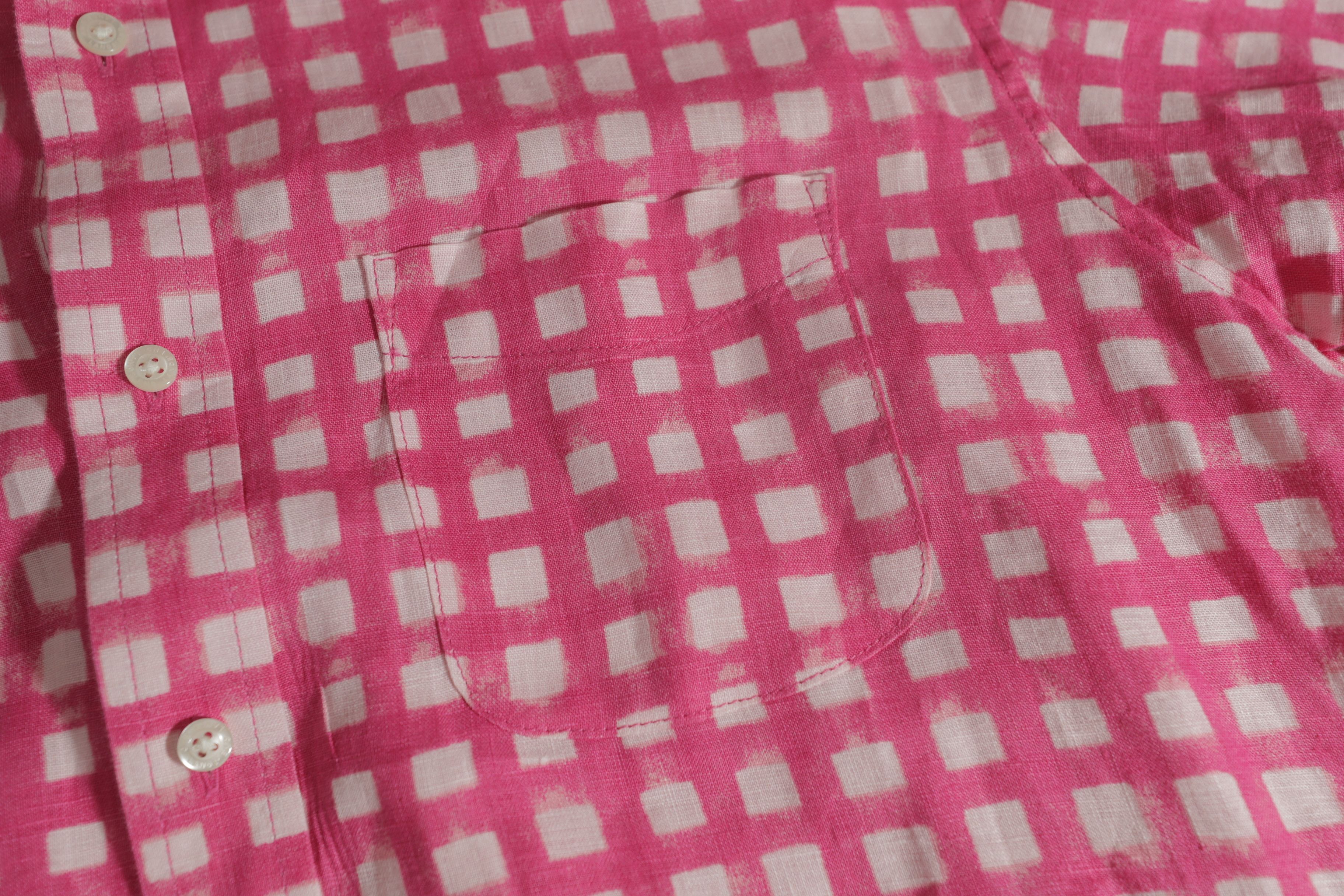 Lands' End Lands End Pink Checkered Vintage Button Down (M) Size US M / EU 48-50 / 2 - 4 Thumbnail