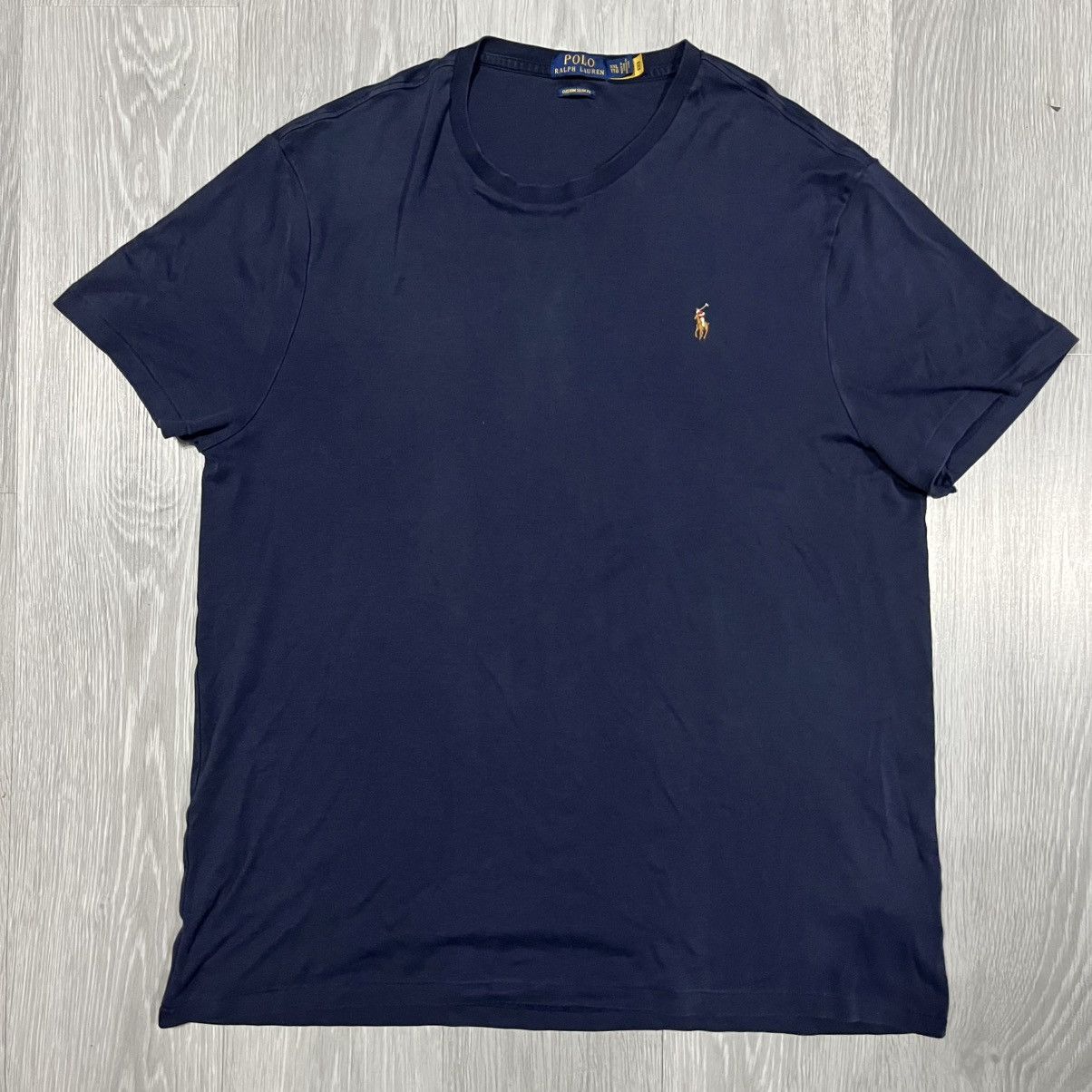 Polo Ralph Lauren Polo Ralph Lauren T Shirt Navy Size US XXL / EU 58 / 5 - 1 Thumbnail
