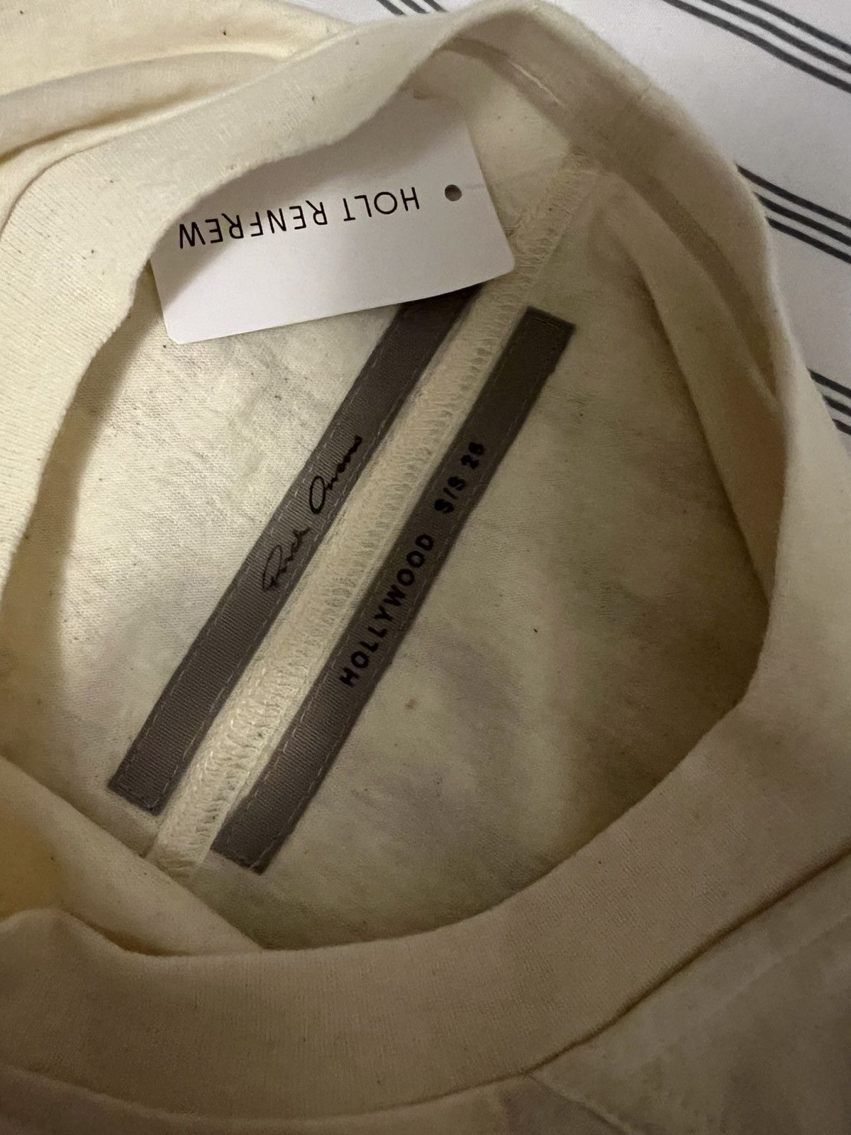 Rick Owens Rick Owens SS25 “Hollywood” Hands Jumbo T-Shirt Size US M / EU 48-50 / 2 - 4 Thumbnail