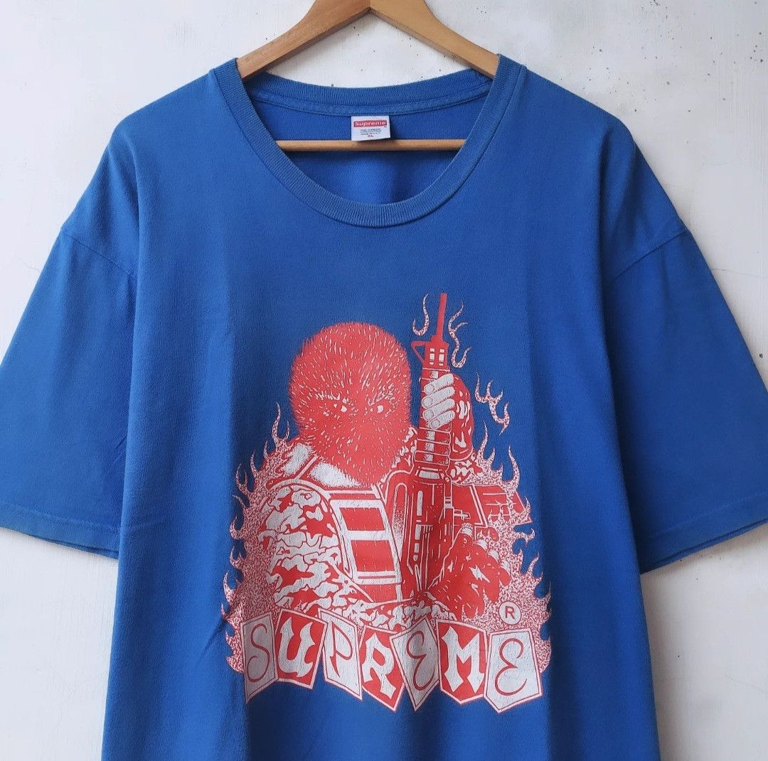 Supreme FW19 SUPREME MERCENARY ROYAL BLUE TSHIRT Size US XL / EU 56 / 4 - 2 Thumbnail