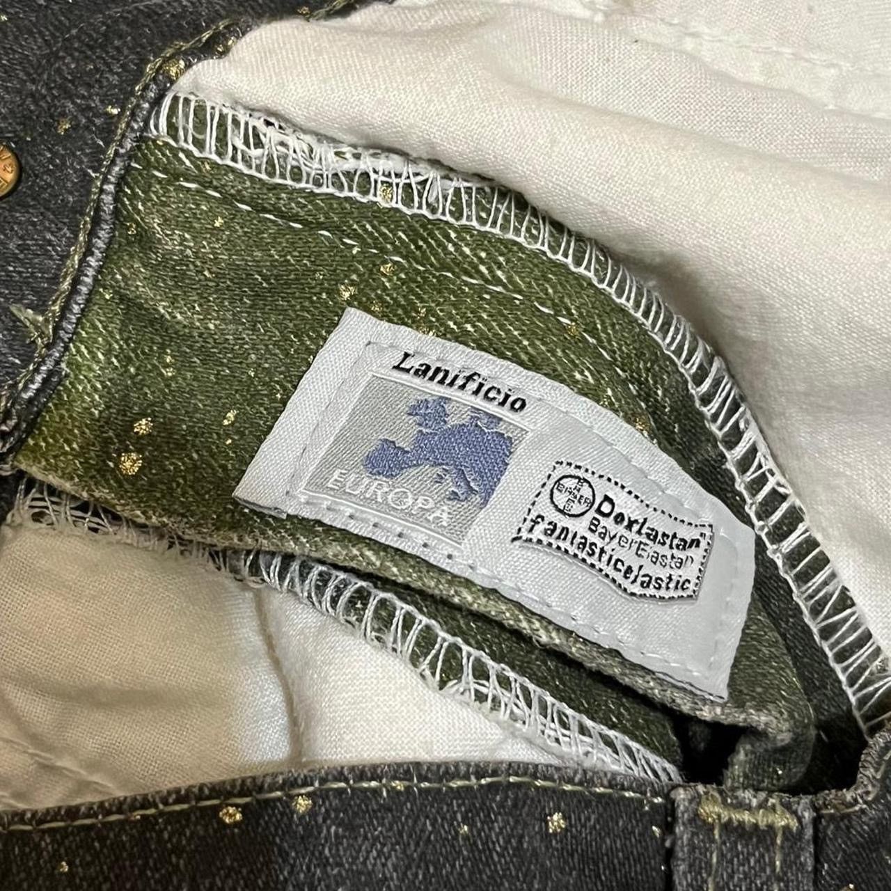 Roberto Cavalli F/W 1999 Roberto Cavalli Pot Denim Pants vintage designer Size 27" / US 4 / IT 40 - 5 Thumbnail
