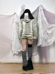 Issey Miyake Aw06 tsumori chisato bambi angora fur zip up coat hoodie Size M / US 6-8 / IT 42-44 - 6 Thumbnail
