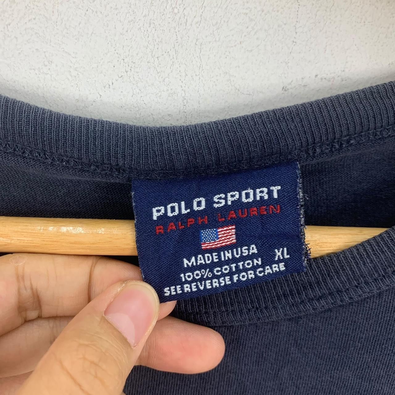 Vintage Vintage POLO SPORTS USA Ralph Lauren Tee Shirt Size XL / US 12-14 / IT 48-50 - 3 Thumbnail