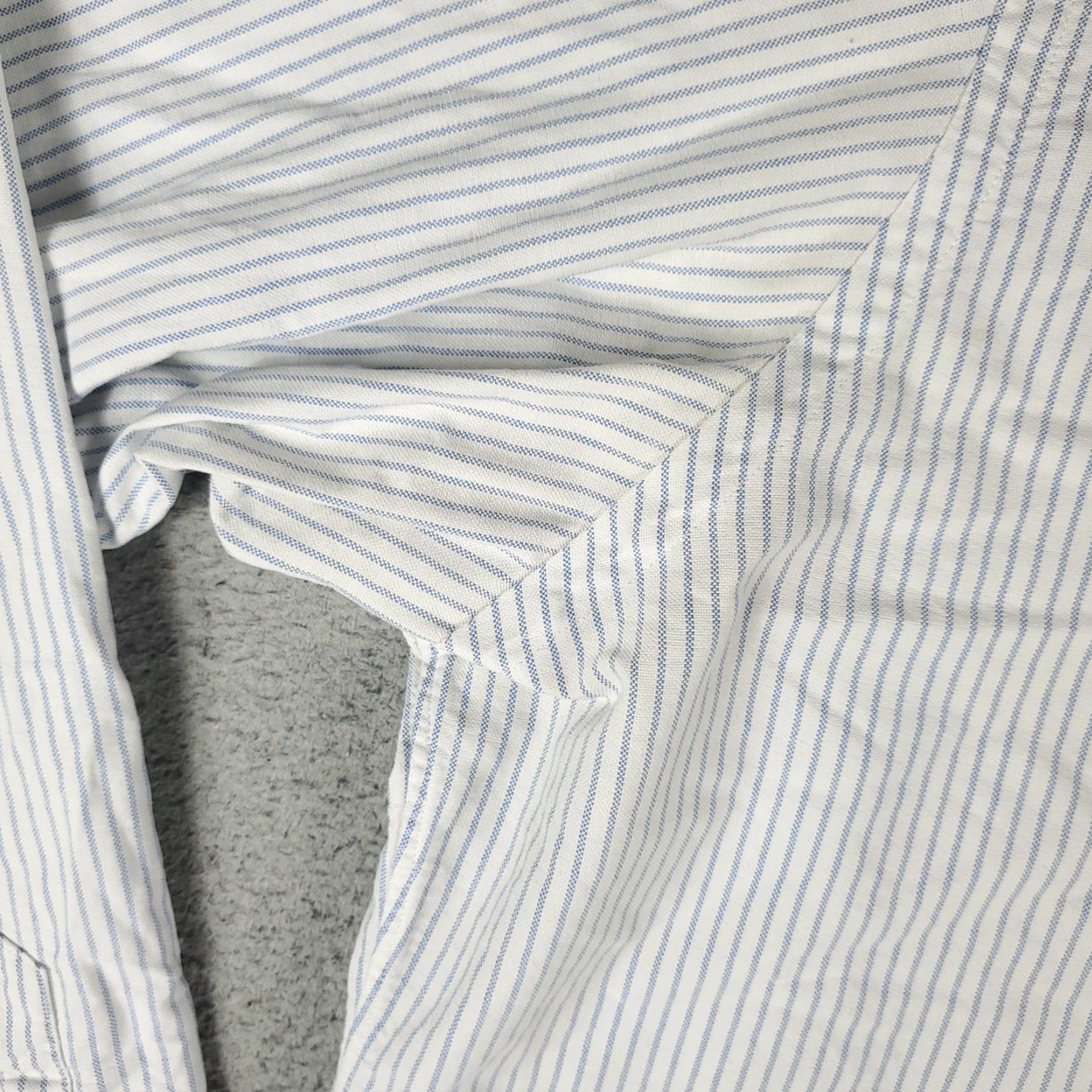 Ralph Lauren Ralph Lauren Button-Up Shirt Mens 2XL Blue Striped Classic Fit Long Sleeve Size US XXL / EU 58 / 5 - 4 Thumbnail