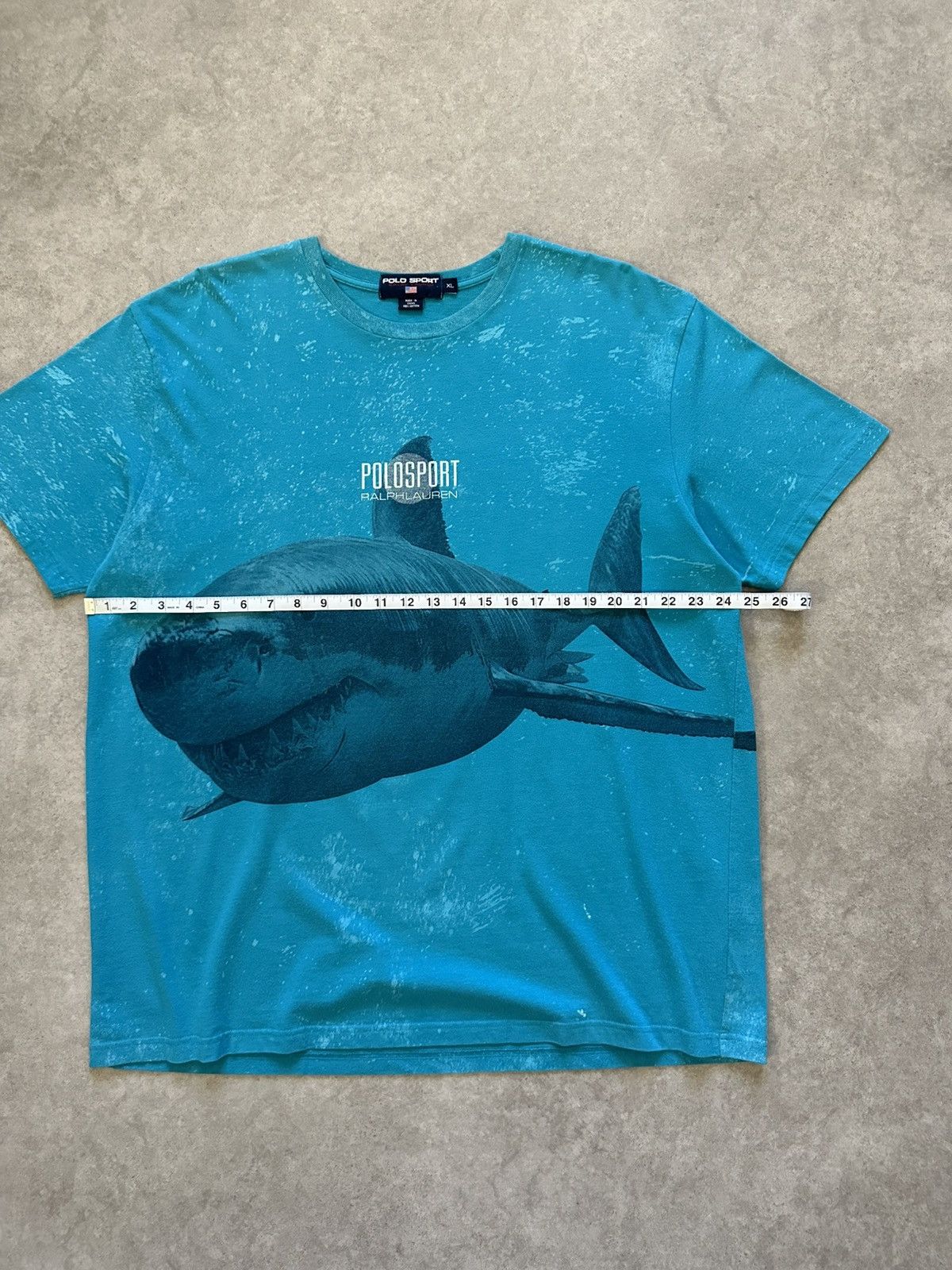 Polo Ralph Lauren Vintage Polo Sport Shirt 90’s Ralph Lauren Shark Rare Size US XL / EU 56 / 4 - 7 Thumbnail
