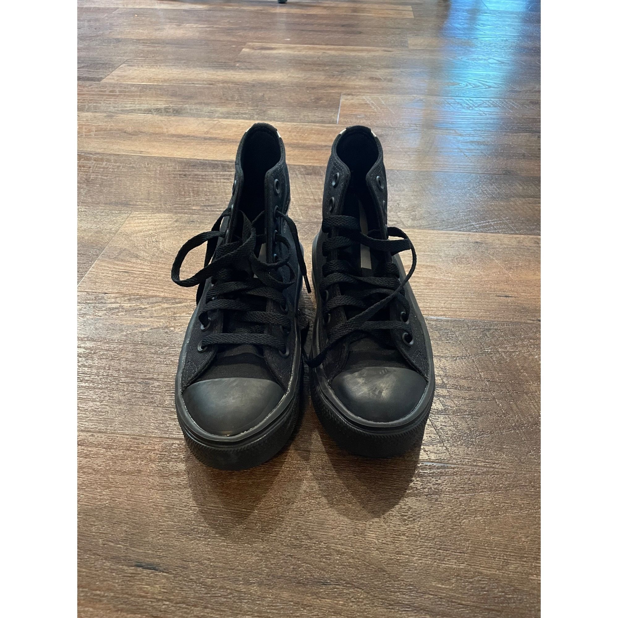 Converse Converse Chuck Taylor All Star Move Hi Top Black Platform Sh Size US 5 / IT 35 - 2 Thumbnail