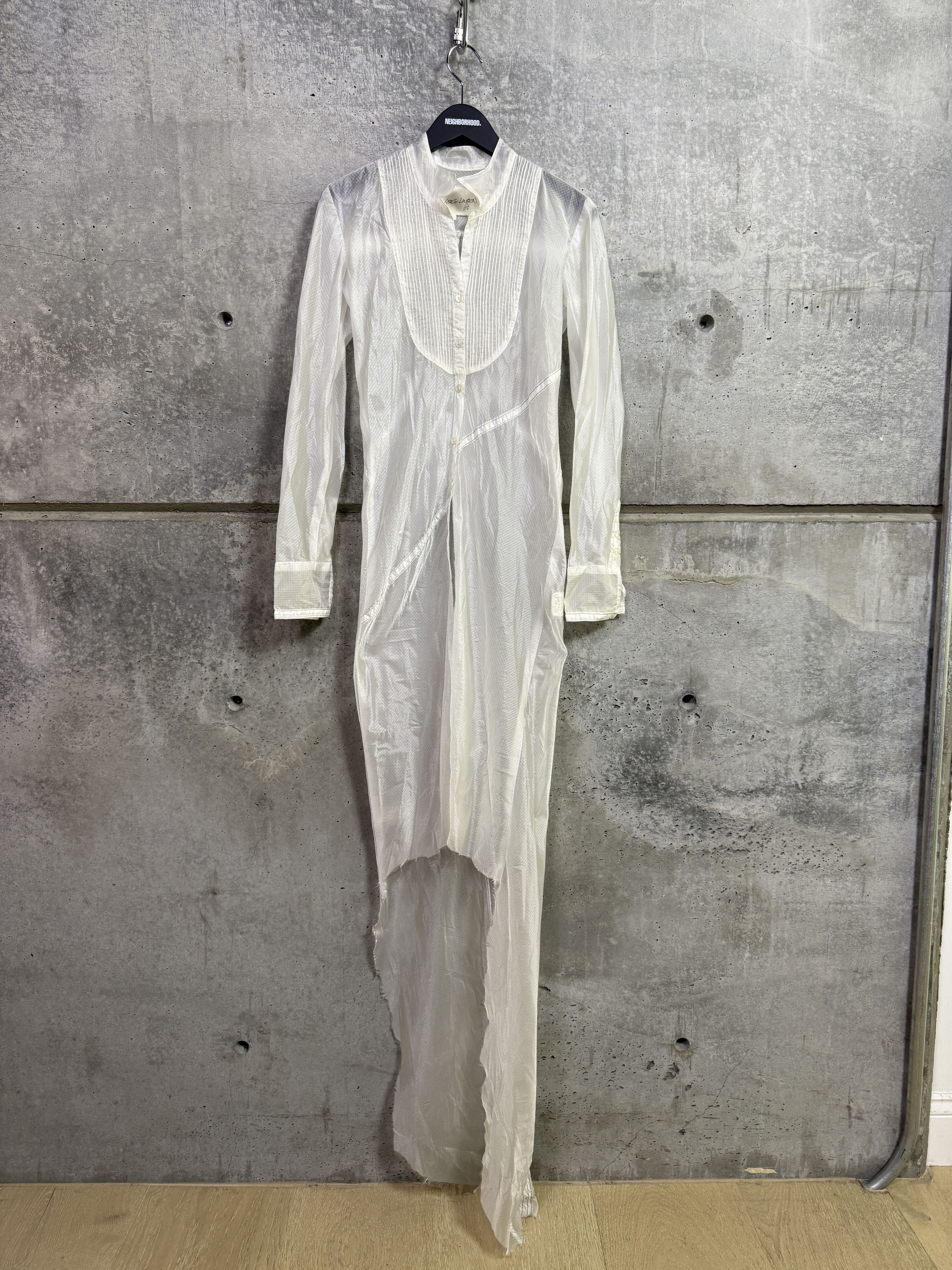 Greg Lauren Greg Lauren 2016 Parachute Wing Collar Studio Tux Shirt Tail Size S / US 4 / IT 40 - 4 Thumbnail