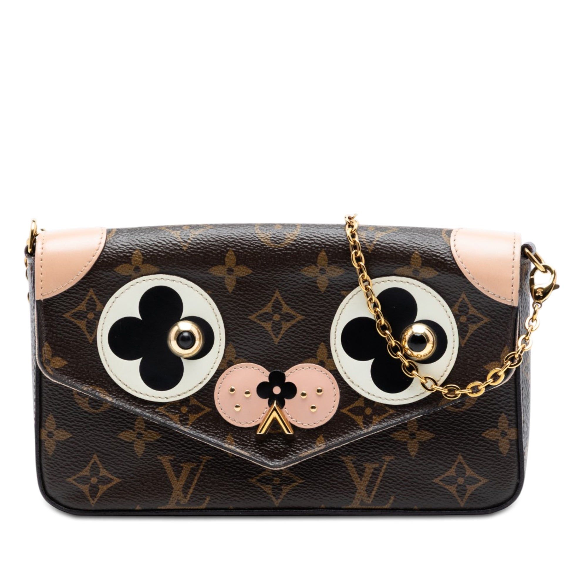 Louis Vuitton Monogram Pochette Felicie Valentine Dog Size ONE SIZE - 1 Thumbnail