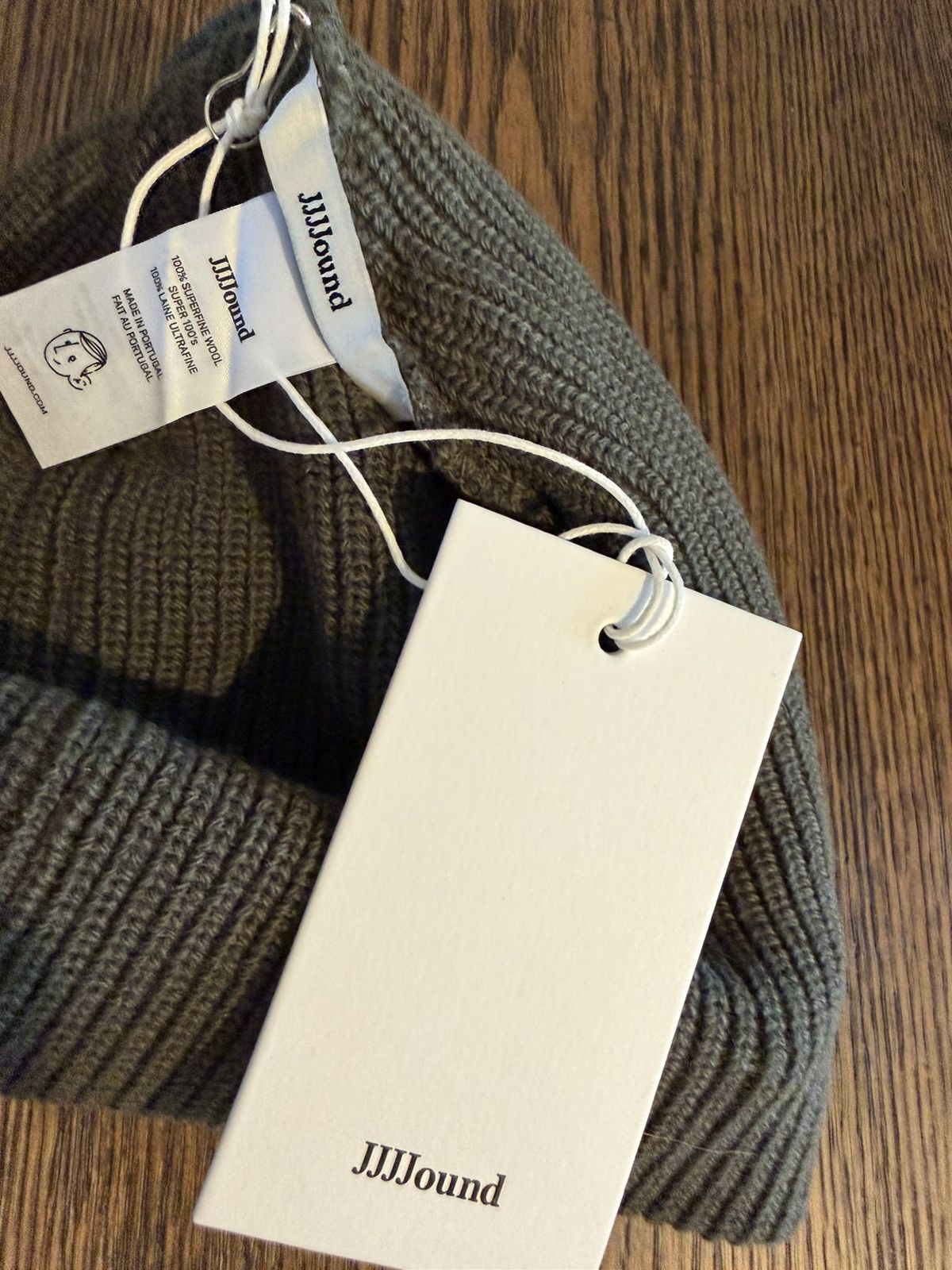 JJJJound JJJJound Double Layer Wool Beanie Olive Small Size ONE SIZE - 2 Thumbnail