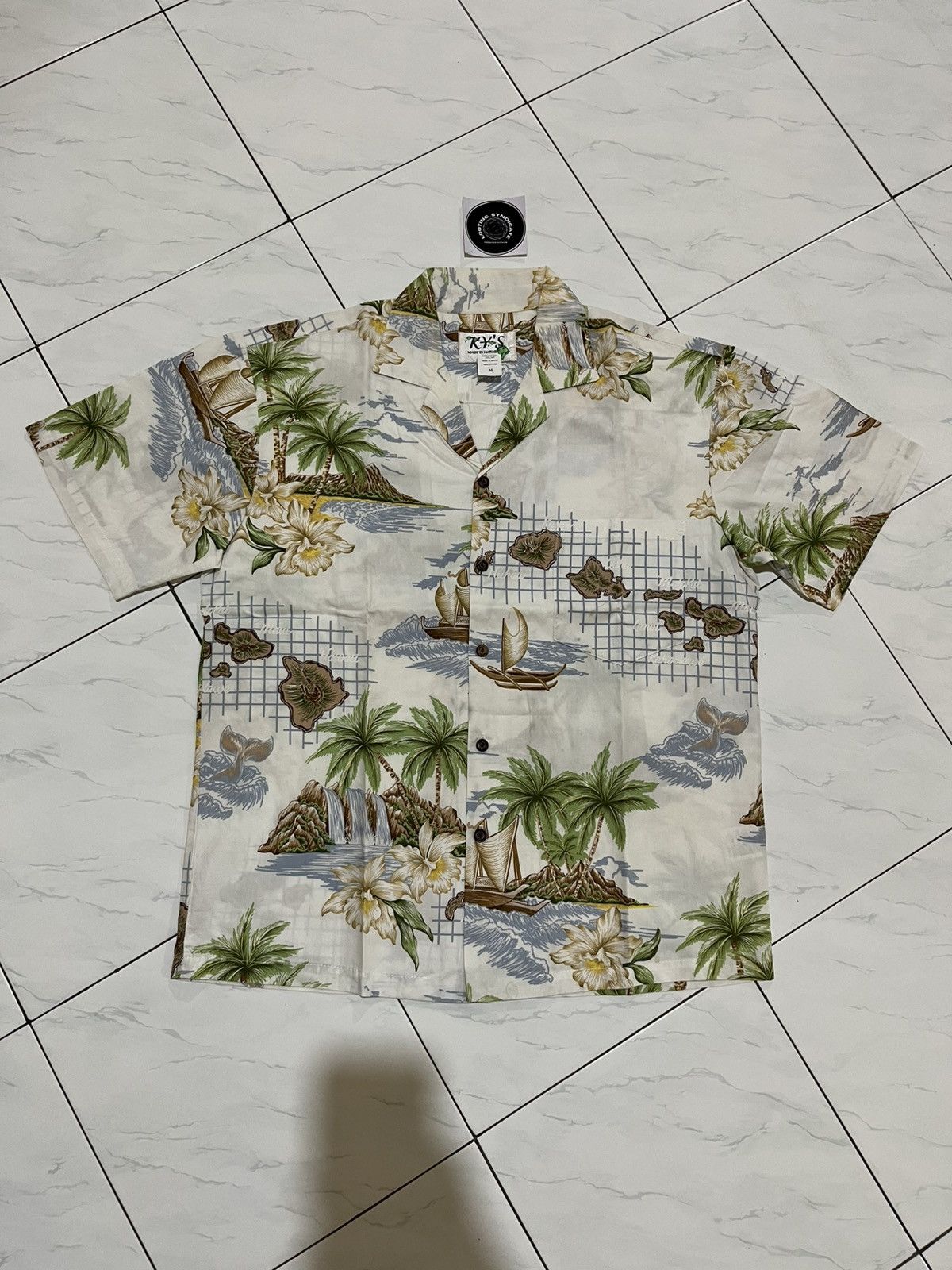Japanese Brand 🔥 Vintage Hawaiian Open Collar Shirt Size US M / EU 48-50 / 2 - 1 Thumbnail