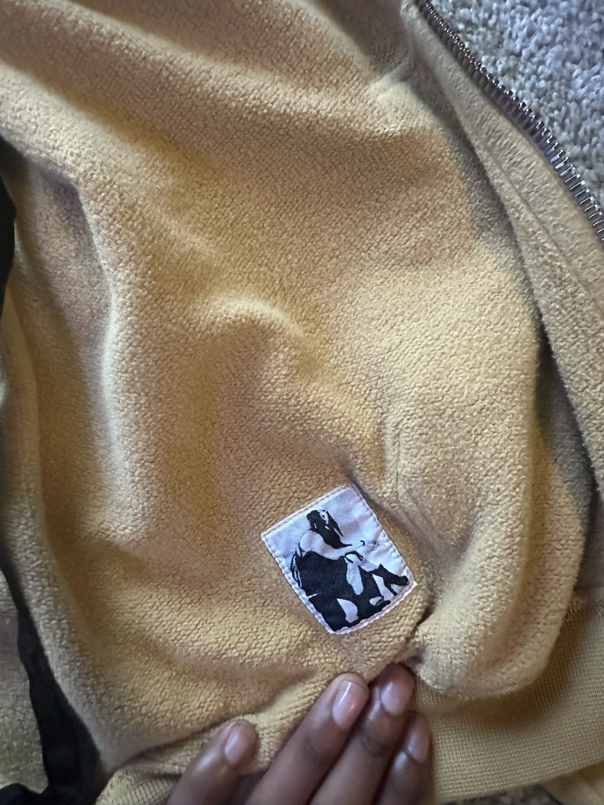 Rick Owens Drkshdw Rick Owens Mustard Felpa Gimp Hoodie Size US M / EU 48-50 / 2 - 3 Thumbnail