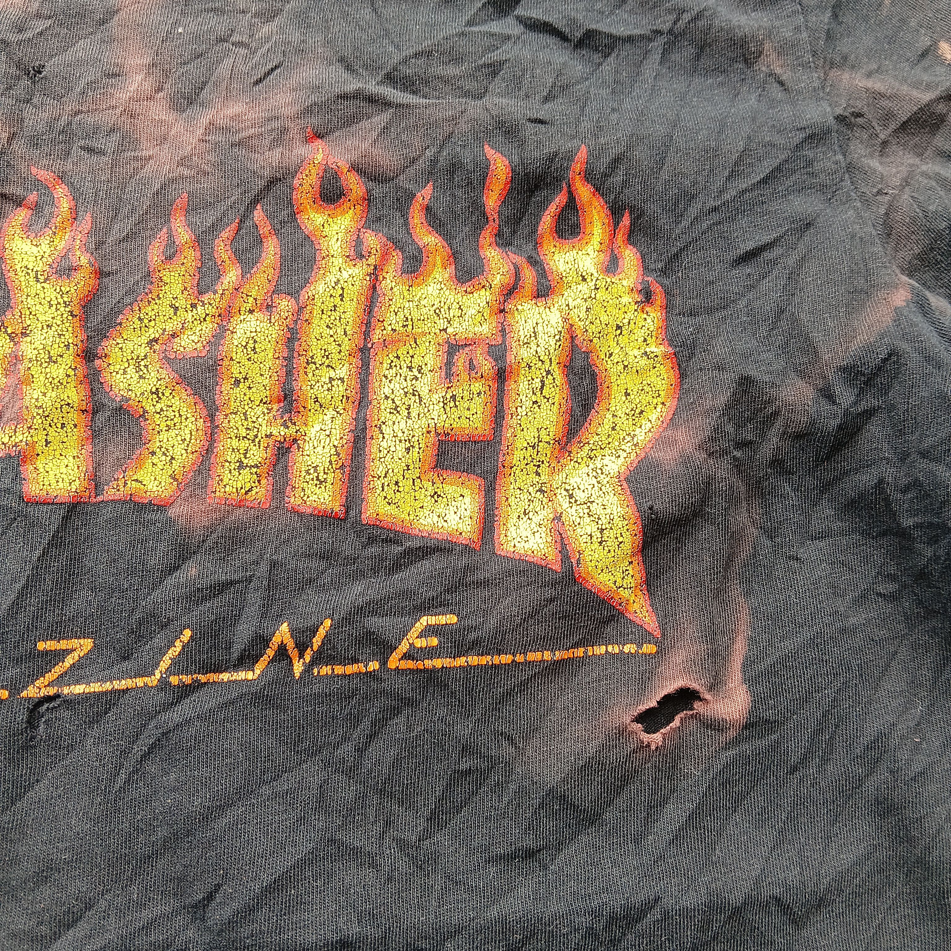 Thrasher thrasher tee BIG LOGO distressed S SKATES Size US S / EU 44-46 / 1 - 4 Thumbnail