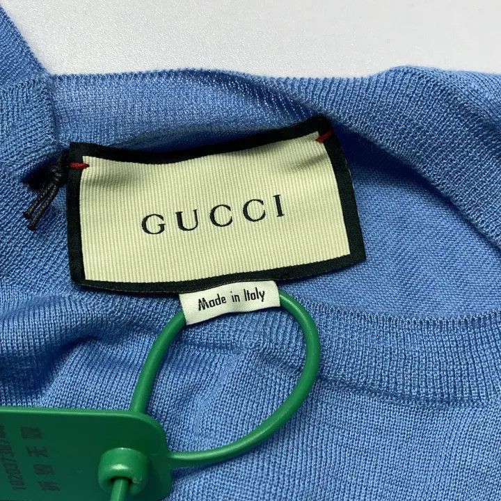 Gucci Gucci Gucci Blue Knit Sweater for Men and Women -2506 Size US L / EU 52-54 / 3 - 3 Thumbnail