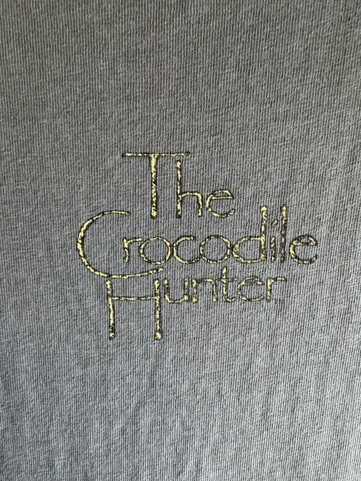 Giant Vintage Steve Irwin Crocodile Hunter T Shirt Size US XL / EU 56 / 4 - 4 Thumbnail