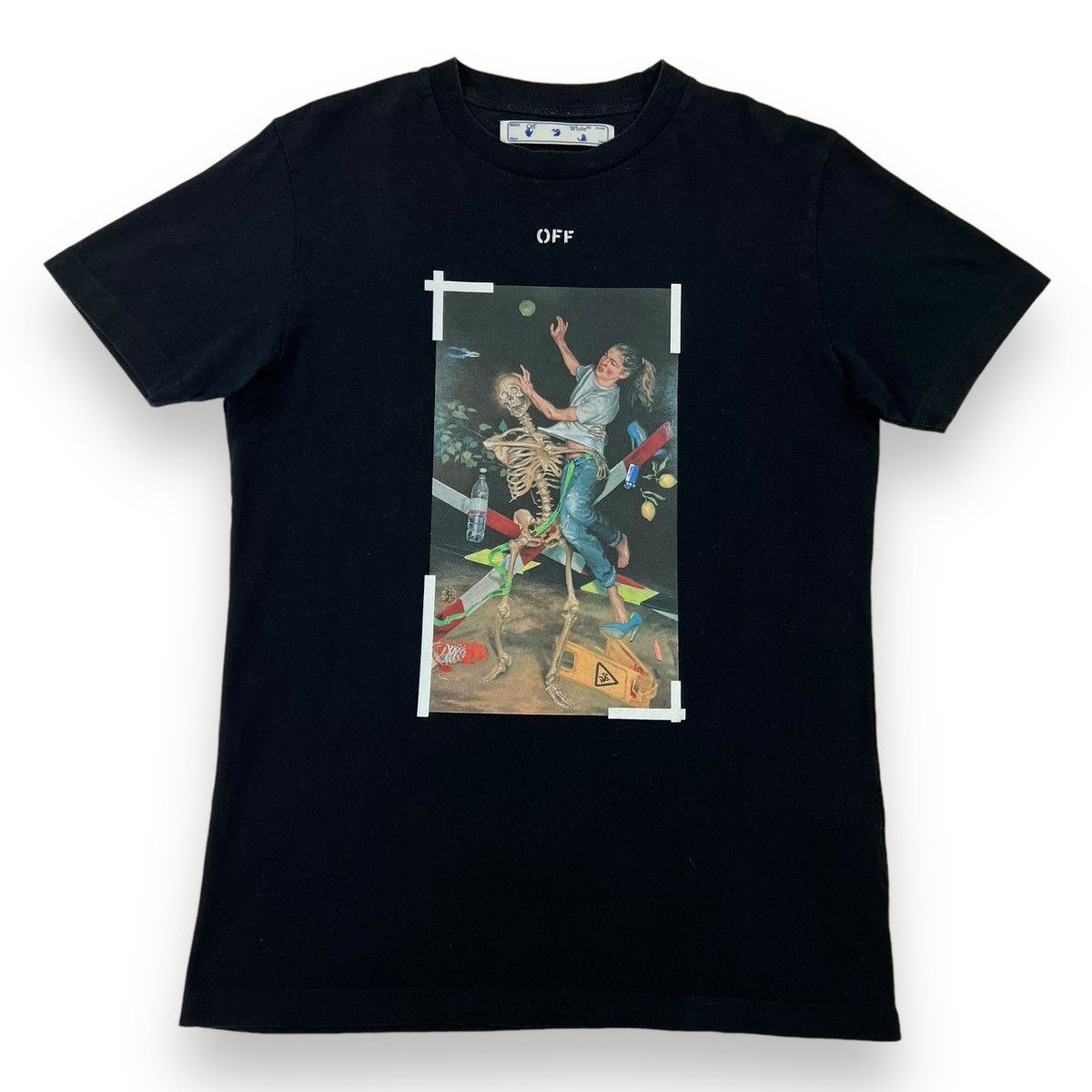 Off-White Off-White Pascal Skeleton Black T Shirt Size US S / EU 44-46 / 1 - 2 Thumbnail