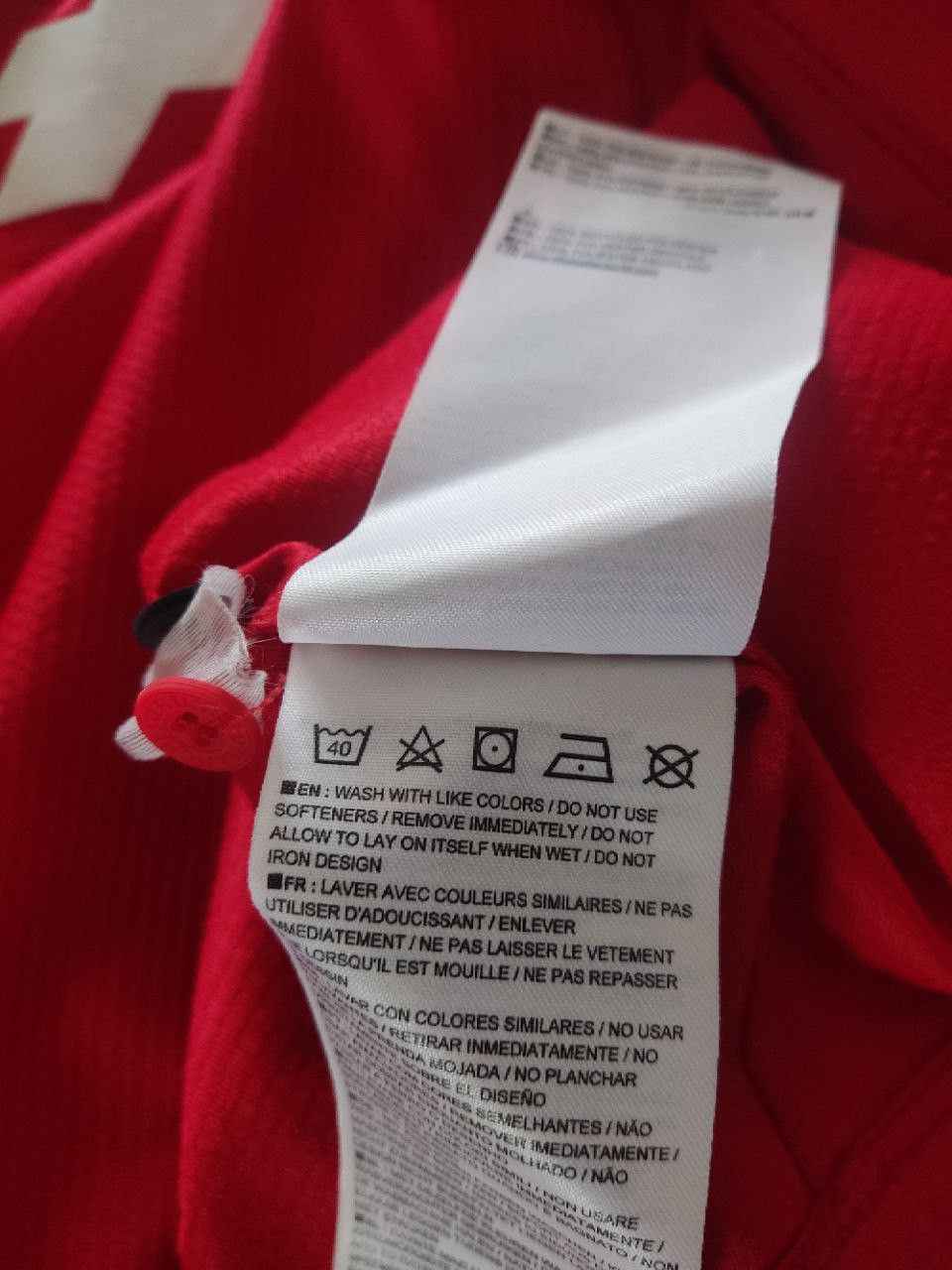 Nike MANCHESTER UNITED 2013 2014 FOOTBALL JERSEY TRIKOT NIKE L Size US L / EU 52-54 / 3 - 6 Thumbnail