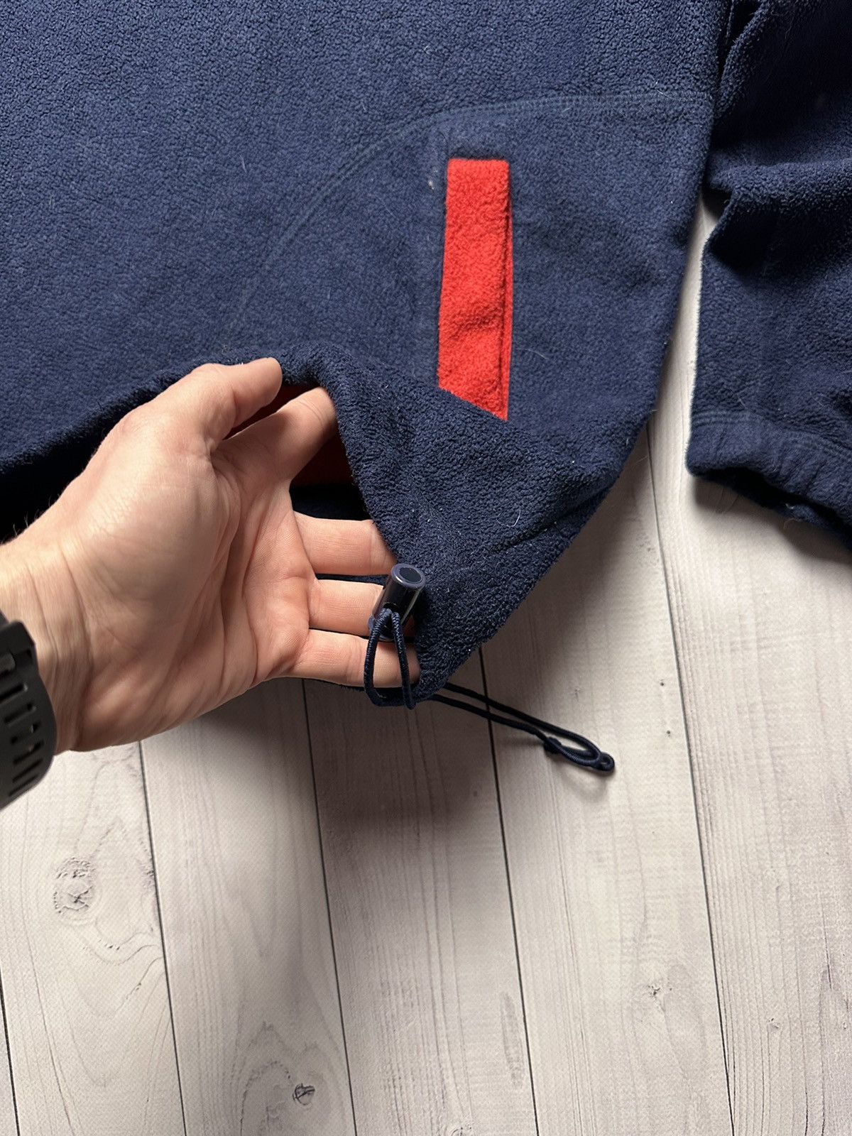 Nike × Vintage Vintage Nike fleece jacket size XL big logo rare zip 1/4 Size US XL / EU 56 / 4 - 5 Thumbnail