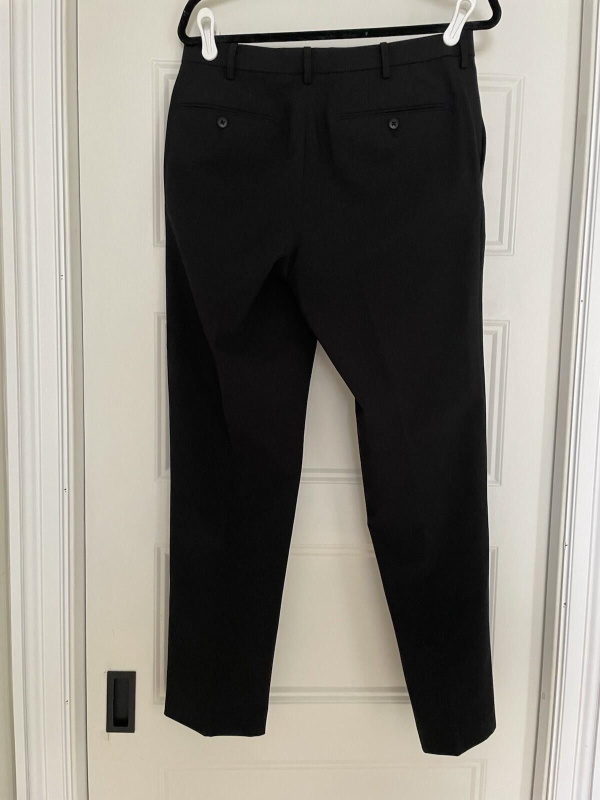 Uniqlo Uniqlo Men Chino Wool Like Black 31x30 Size US 31 - 2 Thumbnail