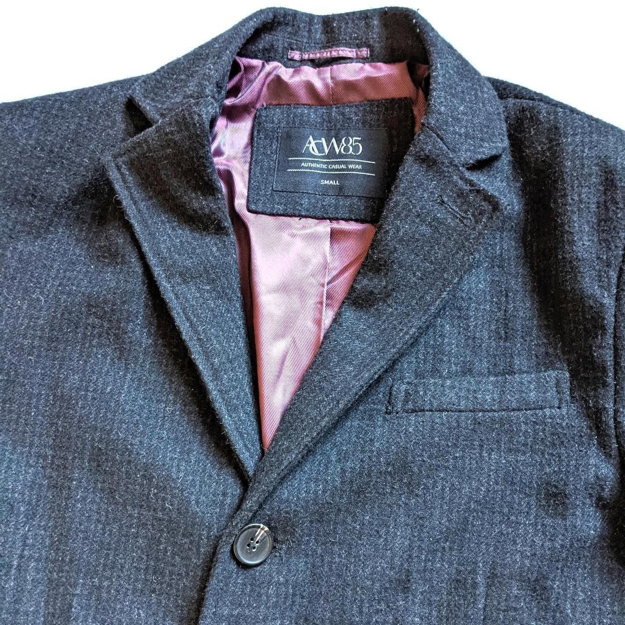 Other Matalan Grey Textured Wool Mix Overcoat Jacket Size US S / EU 44-46 / 1 - 2 Thumbnail