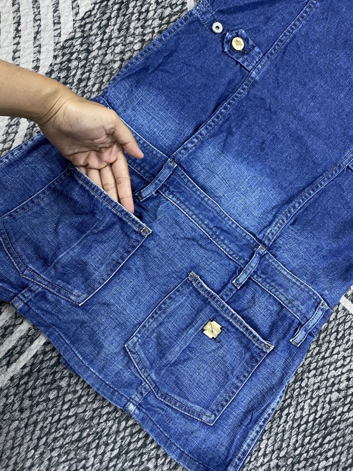 Diesel Vintage Diesel Blue Denim Button Down Dress Style Size XS / US 0-2 / IT 36-38 - 7 Thumbnail