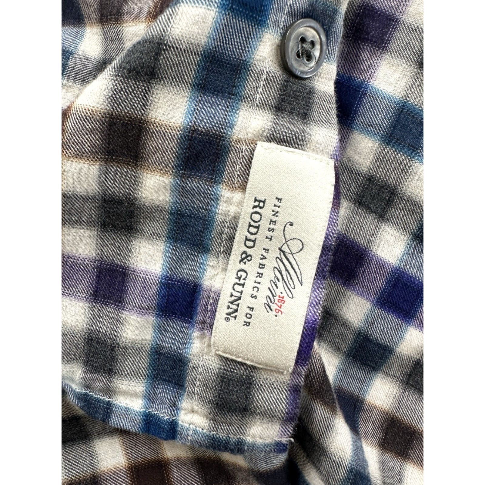 Rodd & Gunn Rodd & Gunn Shirt Mens XL Gingham Plaid Long Sleeve Button-Up Multicolor Classic Casual Business Workwear U n i s e x A d u l t s Mens Size US XL / EU 56 / 4 - 4 Thumbnail
