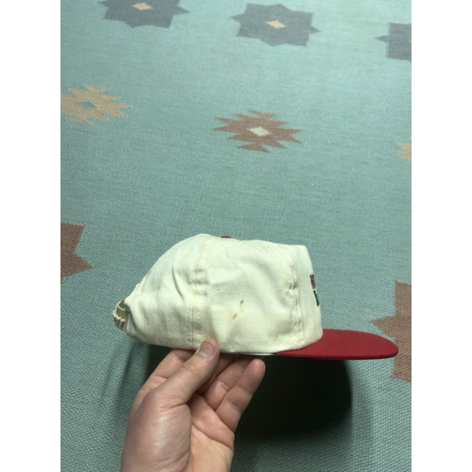 Vintage VINTAGE SnapBack Hat Cap USA 80s 90s Harness Xtra 5.6L herbicide farm Made in USA Men Adjustable White, SnapBack, USA, Vintage, 80s 90s, Hat, Mens Size ONE SIZE - 4 Thumbnail