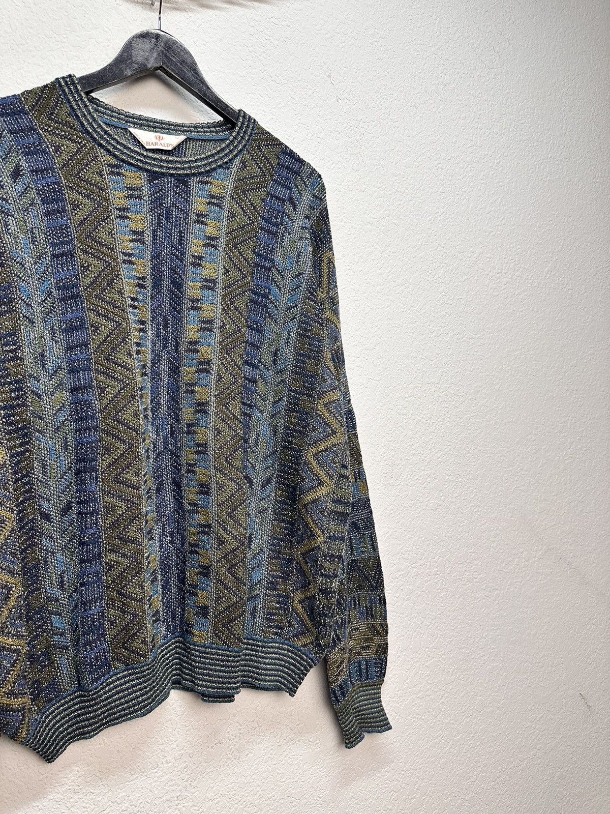 Coogi Vintage Multicolour Carlo Colucci Knit Sweater Coogi Canada Size US L / EU 52-54 / 3 - 5 Thumbnail