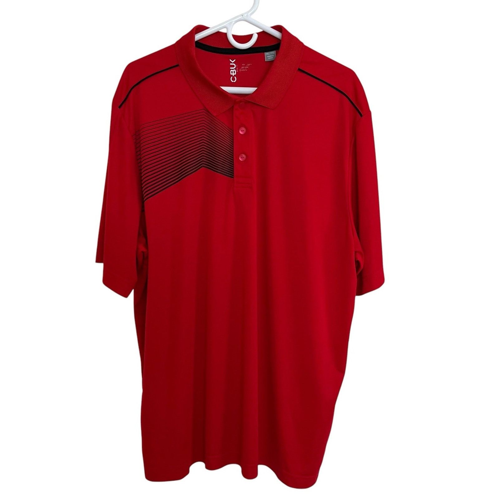 Cutter & Buck Cutter & Buck Men Polo Golf Short Sleeve Red Collared Shirt Size US XXL / EU 58 / 5 - 2 Thumbnail