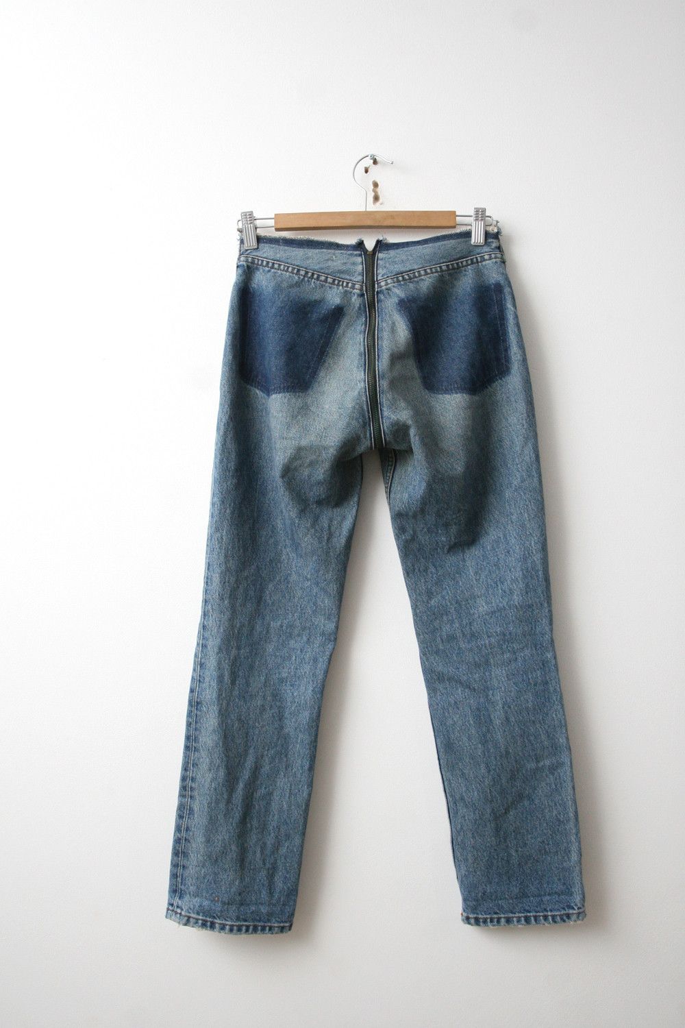 Reformation $149 Reformation Zipper Jean Blue Celtic Jeans distressed Size 26" / US 2 / IT 38 - 2 Thumbnail