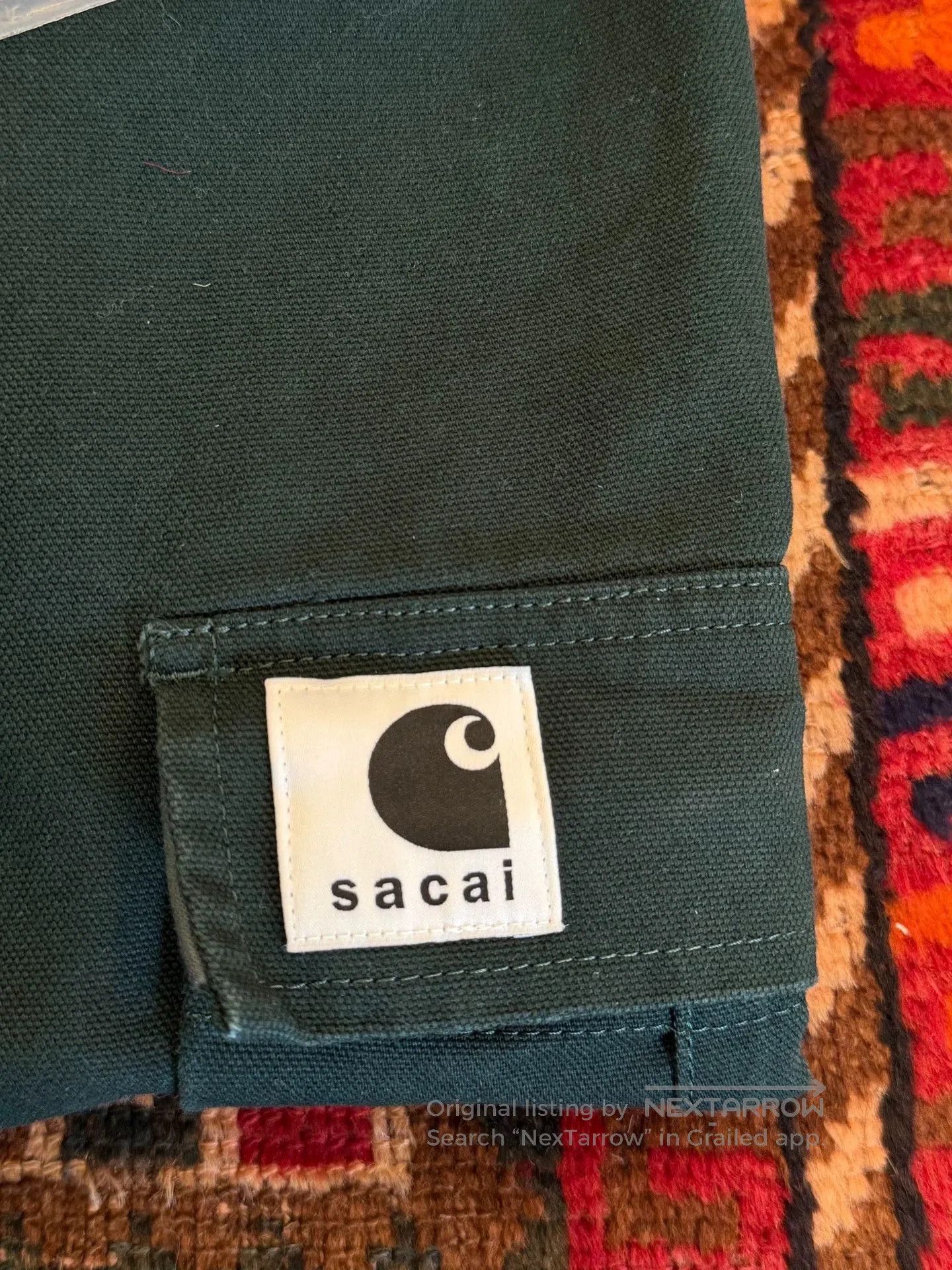 Sacai Black Cargo Pants with Belt and Multiple Pockets. Size US 30 / EU 46 - 4 Thumbnail