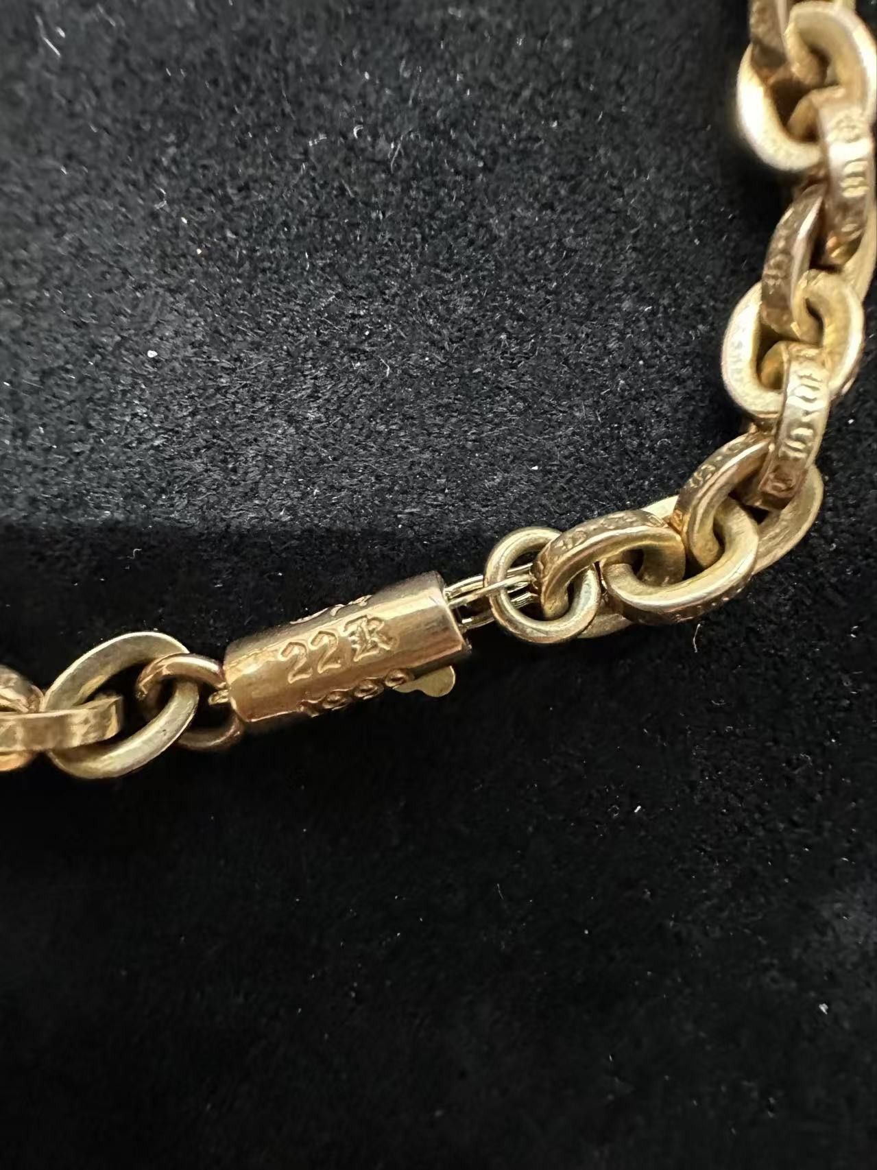 Chrome Hearts Chrome Hearts 22K Gold Paperchain Bracelet Size ONE SIZE - 5 Thumbnail