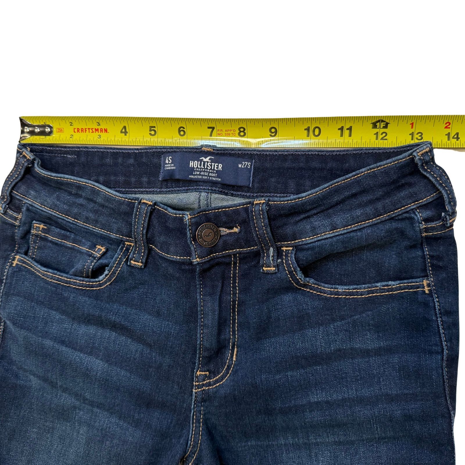 Hollister Hollister Y2K Low Rise Bootcut Jeans | Women's 4 Size 27" / US 4 / IT 40 - 4 Thumbnail