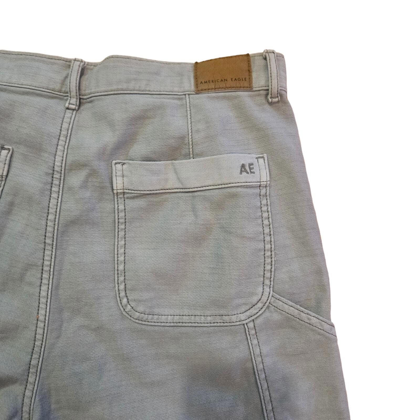 American Eagle Outfitters American Eagle Carpenter Pants Stretch Straight Leg Size 8 Size 30" / US 8 / IT 44 - 7 Thumbnail