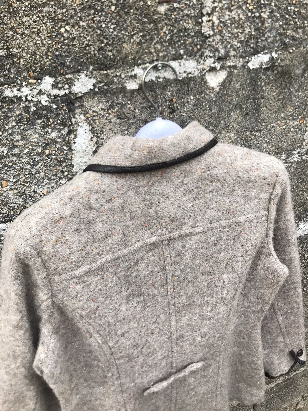 Japanese Brand × Kansai Yamamoto × Vintage ⚡️Vintage Kansai Yamamoto Wool Mohair Button Jacket Size S / US 4 / IT 40 - 15 Thumbnail