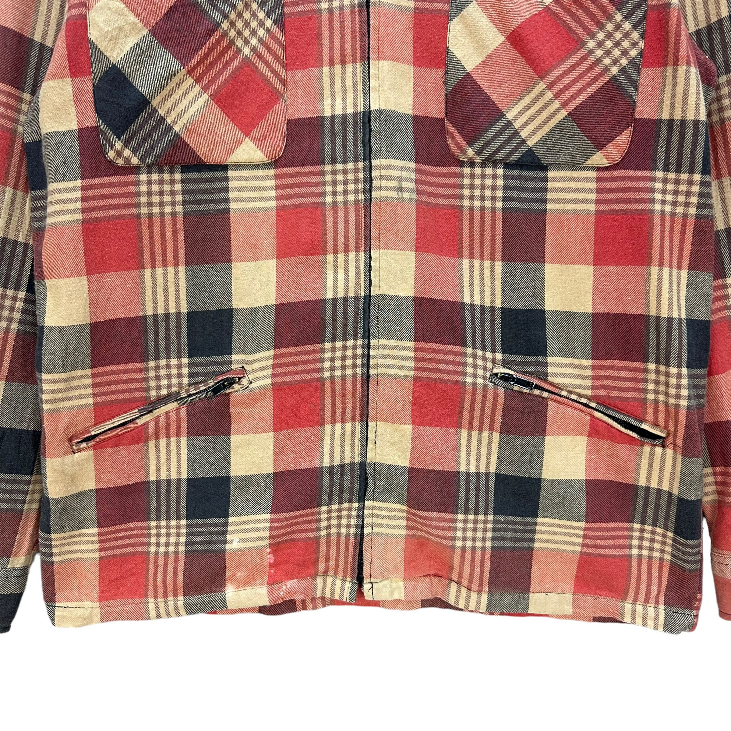 Flannel FAVORITE GEAR CHECKED PLAID TARTAN ZIPPER FLANNEL #9007-48 Size US M / EU 48-50 / 2 - 3 Thumbnail