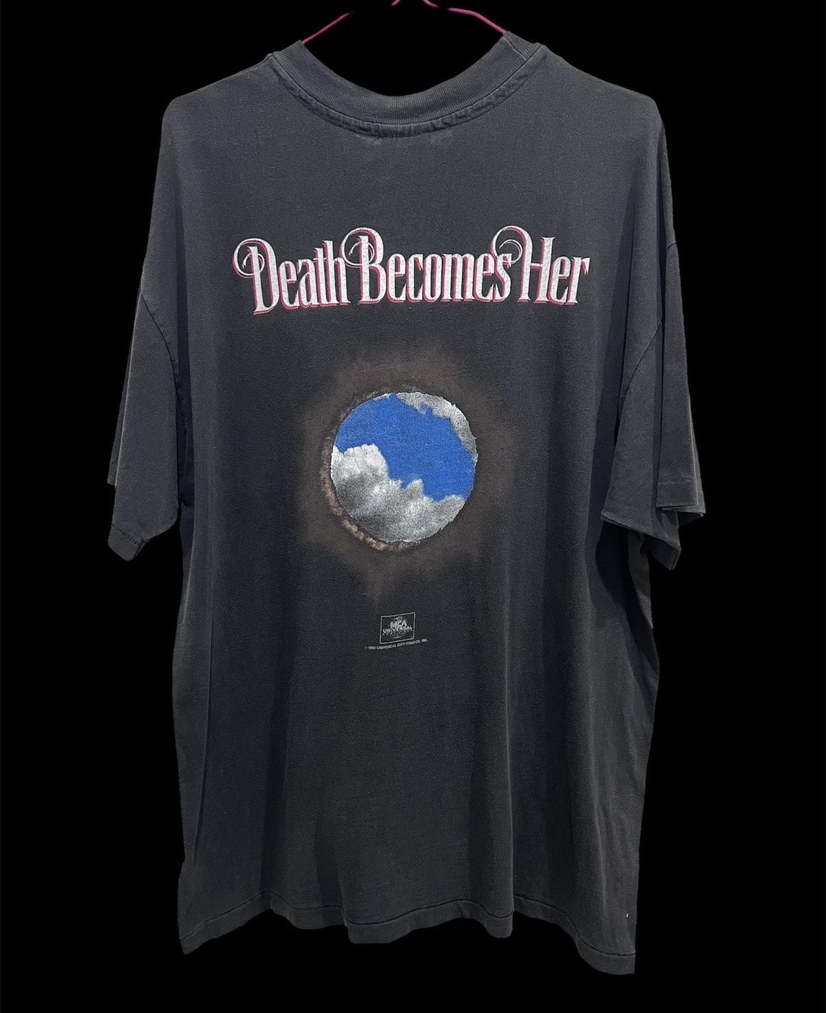 Universal Studios Vintage 90s 1992 Death Becomes Her Movie Promo Tee Faded Size US L / EU 52-54 / 3 - 3 Thumbnail
