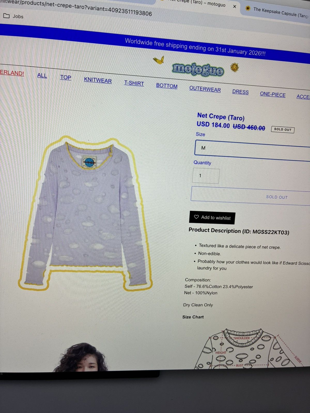 Other Motoguo - “Net Crape” Lavender Shirt Size S / US 4 / IT 40 - 6 Thumbnail
