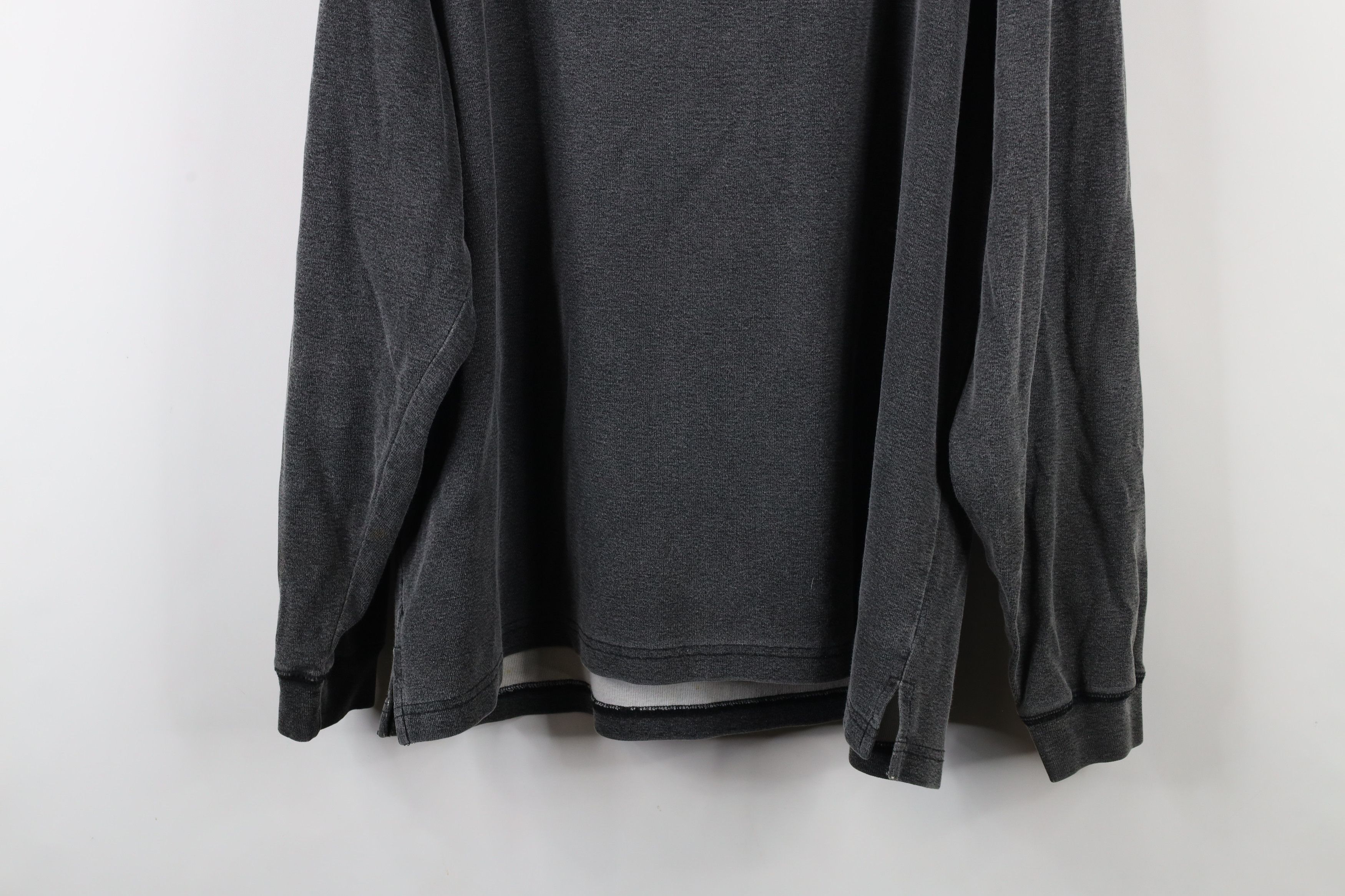 Vintage Vintage 90s Streetwear Fit Ribbed Knit Henley T-Shirt USA Size US L / EU 52-54 / 3 - 14 Thumbnail