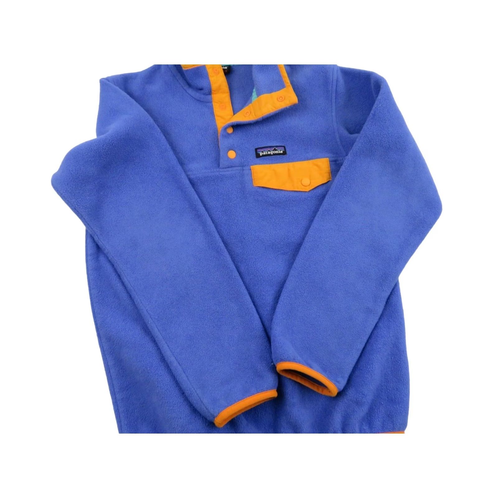 Patagonia Patagonia Synchilla Snap-T Fleece Pullover Jacket Womens 2XS Purple Big Logo All Seasons Weathergear Fall Winter Size XXS / US 00 / IT 34 - 2 Thumbnail