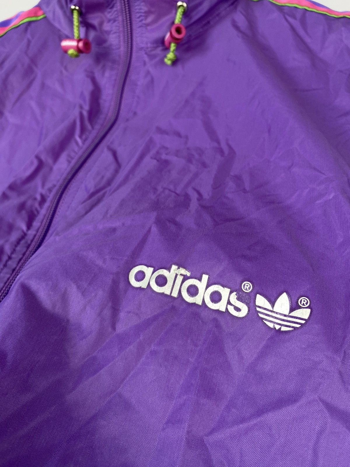 Adidas × Vintage 🔥 Rare 70-80s VNTG Raincoat Jacket Transforms into a Bag Size US L / EU 52-54 / 3 - 7 Thumbnail