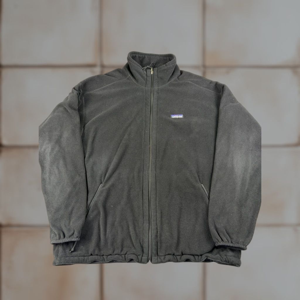 Patagonia VINTAGE Patagonia Jacket Mens XL Black Full Zip Fleece USA Hiking Size US XL / EU 56 / 4 - 1 Thumbnail