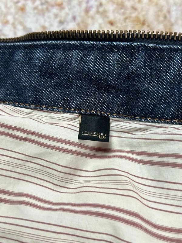 Just Cavalli Just Cavalli Paneled Denim Moto Jacket, Italy, c.2000s Size US S / EU 44-46 / 1 - 7 Thumbnail