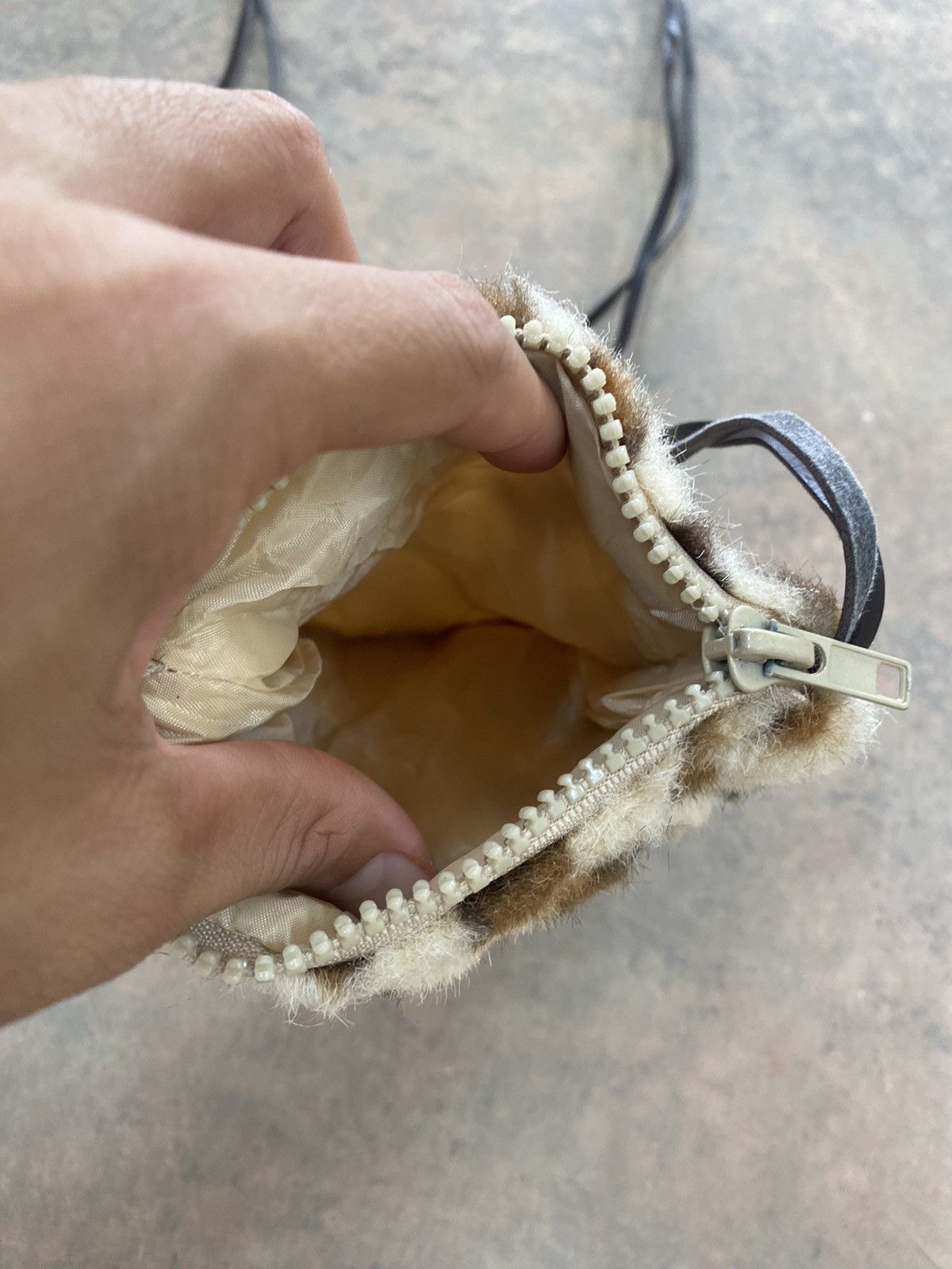 Japanese Brand × Vintage VINTAGE JAPAN SMALL BAG LEOPARD FUR MOHAIR Size ONE SIZE - 5 Thumbnail