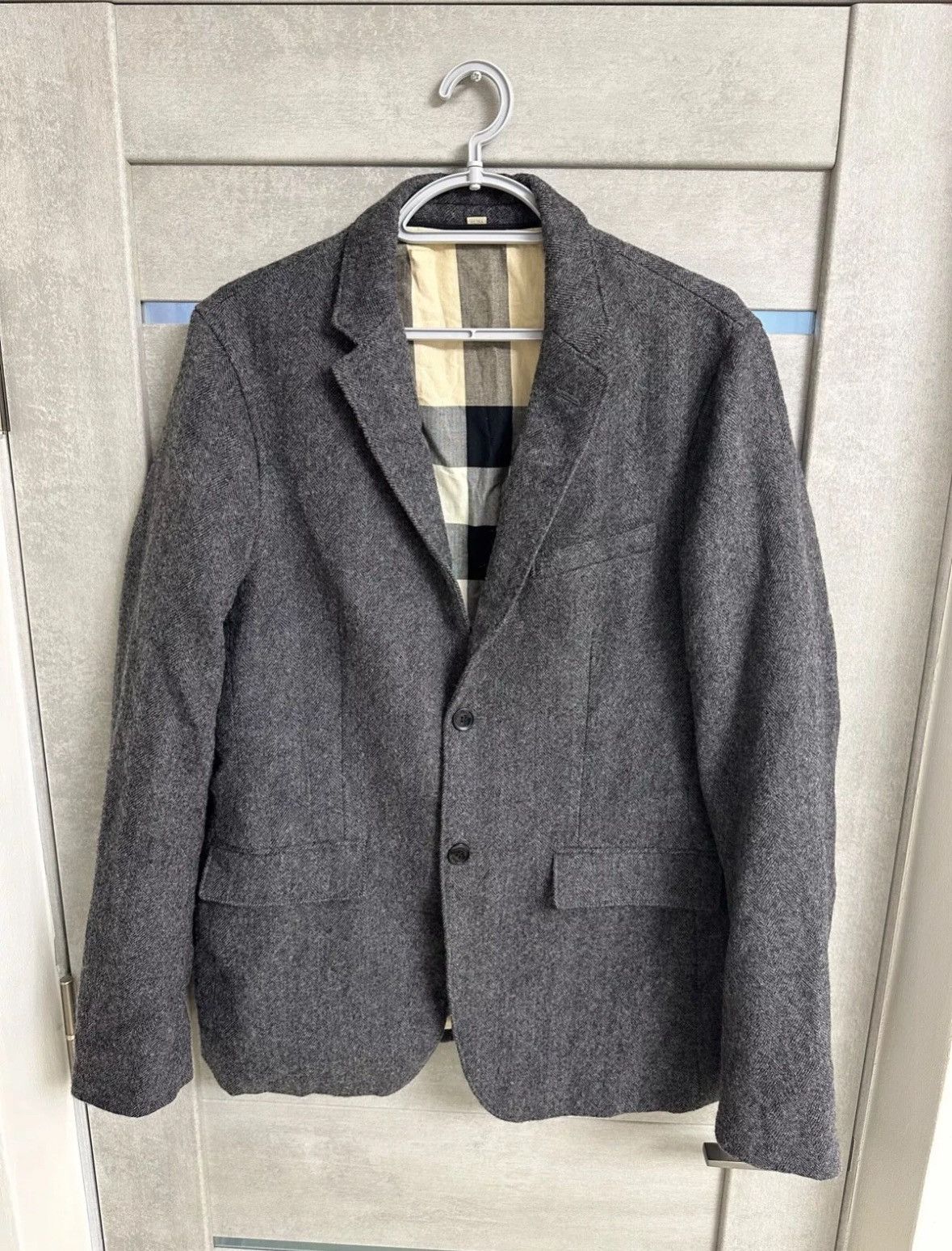 Burberry Burberry Nova check Wool Blazer Size 50S - 1 Thumbnail