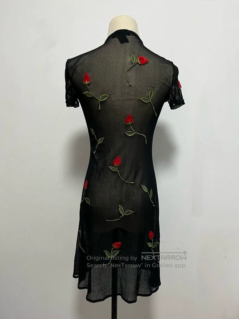 Vivienne Tam Vivienne Tam Embroidered Floral Tulle Dress Top Size S / US 4 / IT 40 - 5 Thumbnail