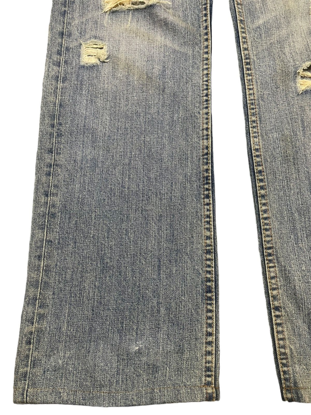 14th Addiction Vintage Japanese Brand Blue Wash Style Distressed Jeans Size US 31 - 5 Thumbnail